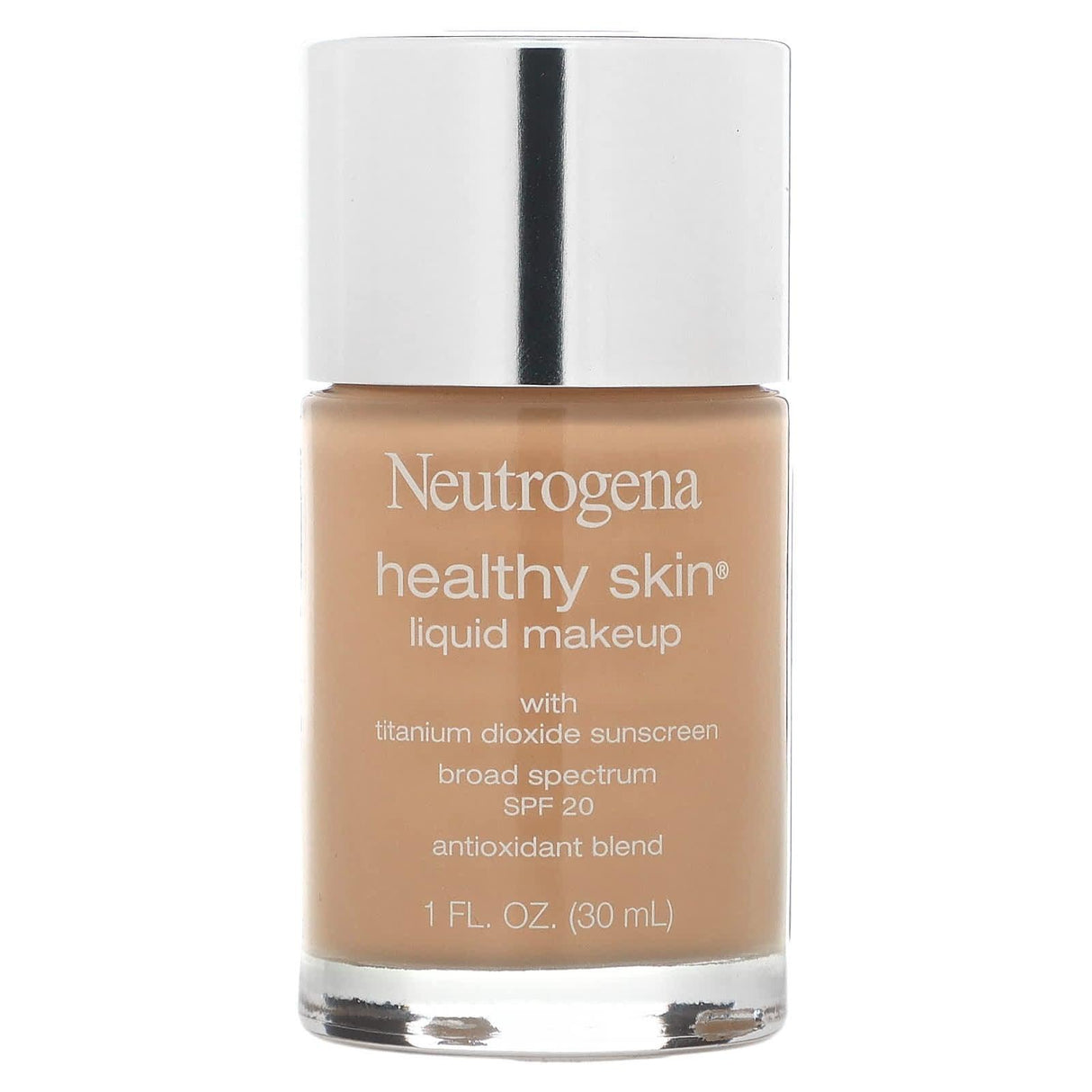 Neutrogena, Healthy Skin Liquid Makeup, SPF 20, Buff 30, 1 fl oz (30 ml) - Supply Center USA