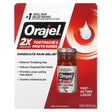 Orajel, 2 X Medicated, Toothache & Mouth Sores, Fast Acting Liquid, 0.45 fl oz (13.3 ml) - Supply Center USA