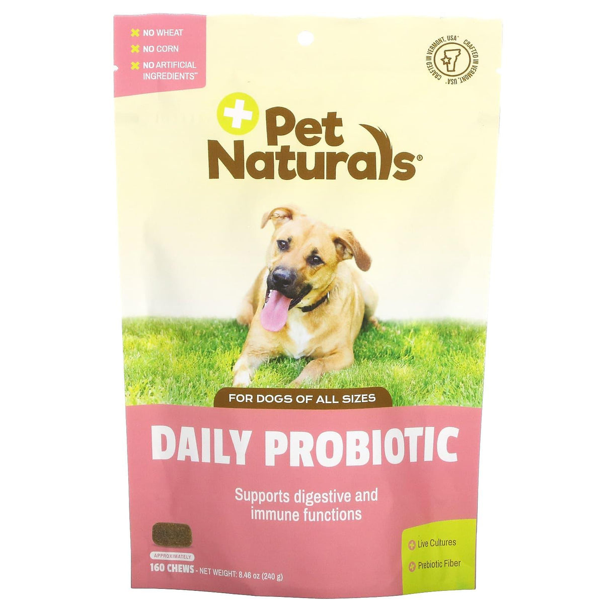 Pet Naturals, Daily Probiotic, For Dogs , 160 Chews, 8.46 oz (240 g) - Supply Center USA