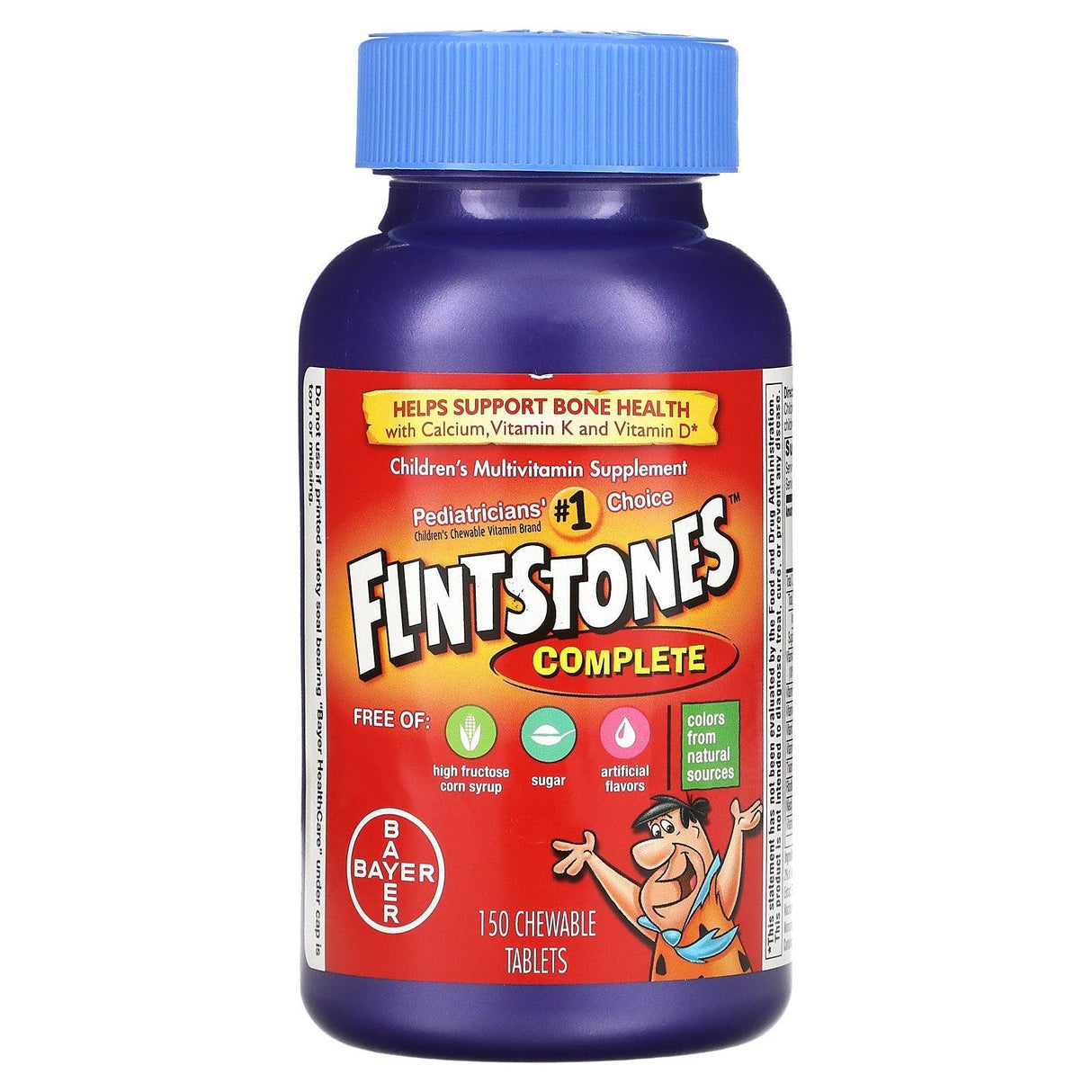 Flintstones, Complete, Children's Multivitamin with Vitamin A, C, D, E and Zinc, 180 Gummies - Supply Center USA