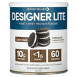 Designer Wellness, Designer Lite, Plant + Whey Protein Powder, Chocolate Cookies & Cream , 9.03 oz (256 g) - Supply Center USA