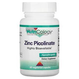 Nutricology, Zinc Picolinate, 60 Vegetarian Capsules - Supply Center USA