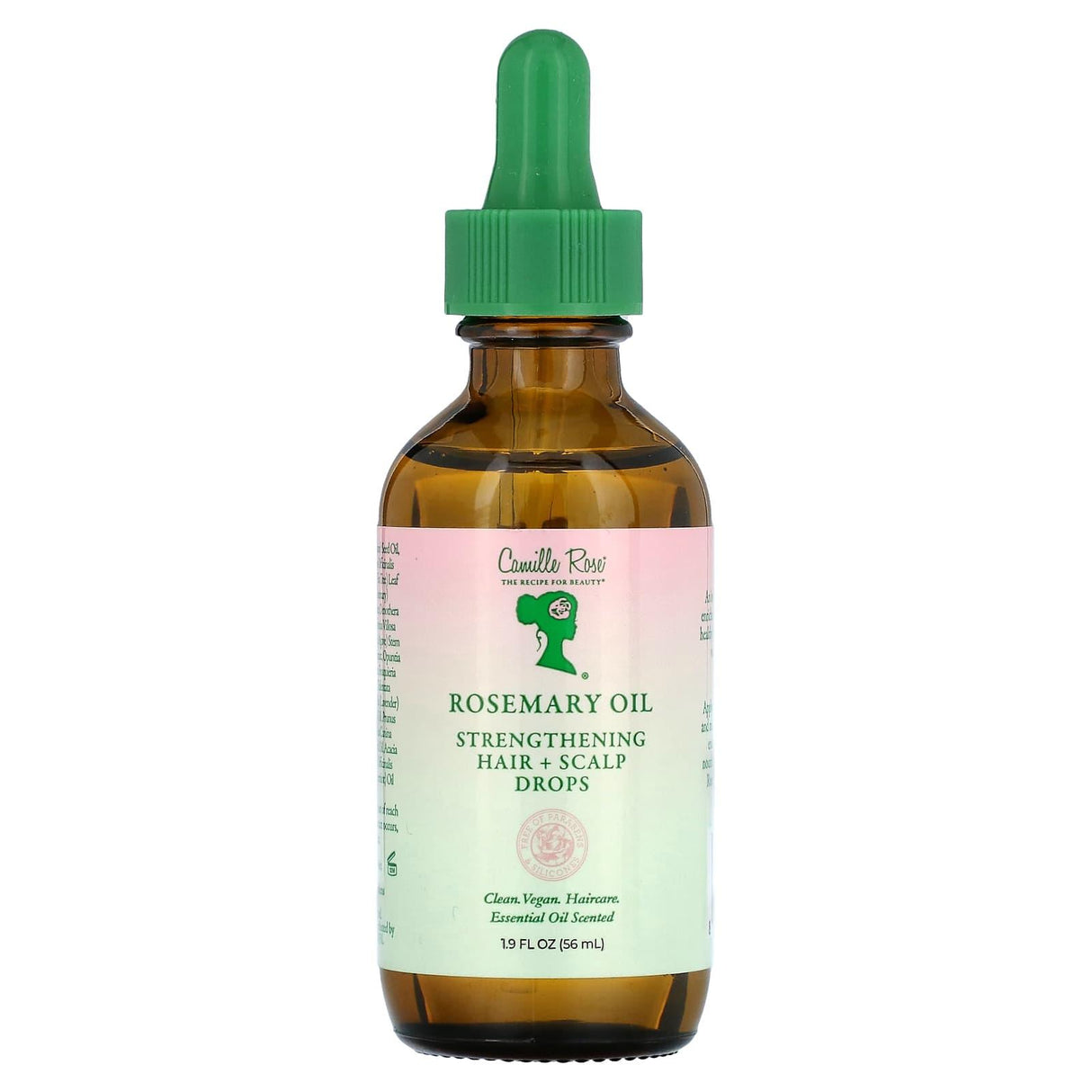 Camille Rose, Rosemary Oil, Strengthening Hair & Scalp Drops , 1.9 fl oz (56 ml) - Supply Center USA