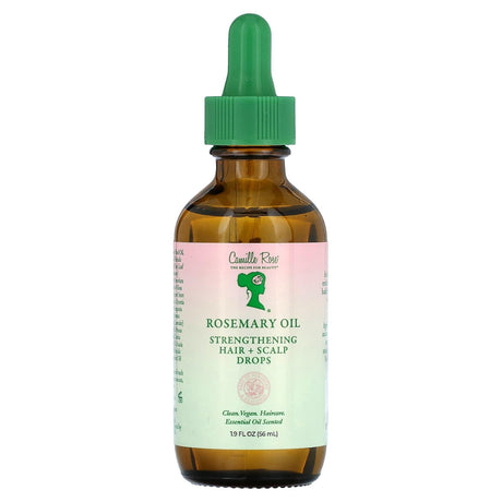 Camille Rose, Rosemary Oil, Strengthening Hair & Scalp Drops , 1.9 fl oz (56 ml) - Supply Center USA