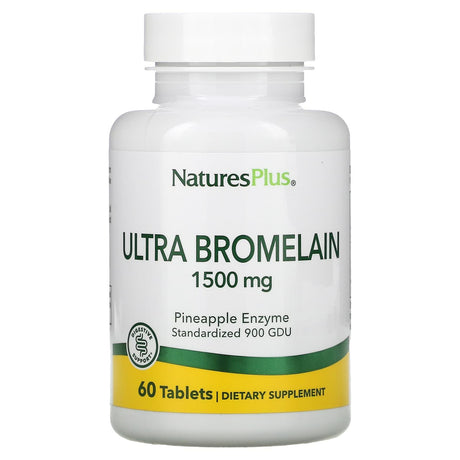 NaturesPlus, Ultra Bromelain, 1500 mg, 60 Tablets - Supply Center USA