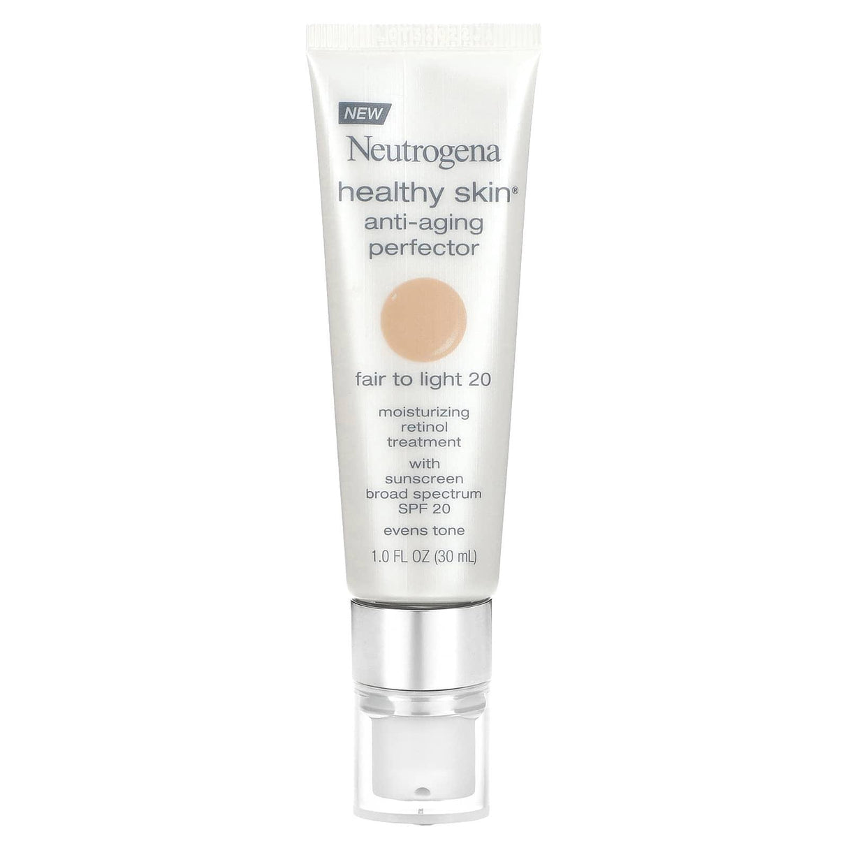 Neutrogena, Healthy Skin Anti-Aging Perfector, SPF 20, Fair to Light 20, 1 fl oz (30 ml) - Supply Center USA