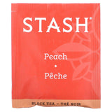 Stash Tea, Black Tea, Peach, 20 Tea Bags, 1.3 oz (38 g) - Supply Center USA