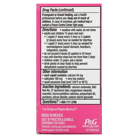 Pepto Bismol, Pepto Bismol Ultra, 24 Caplets - Supply Center USA