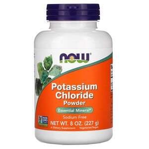 Now Foods, Potassium Chloride Powder, 8 oz (227 g) - HealthCentralUSA