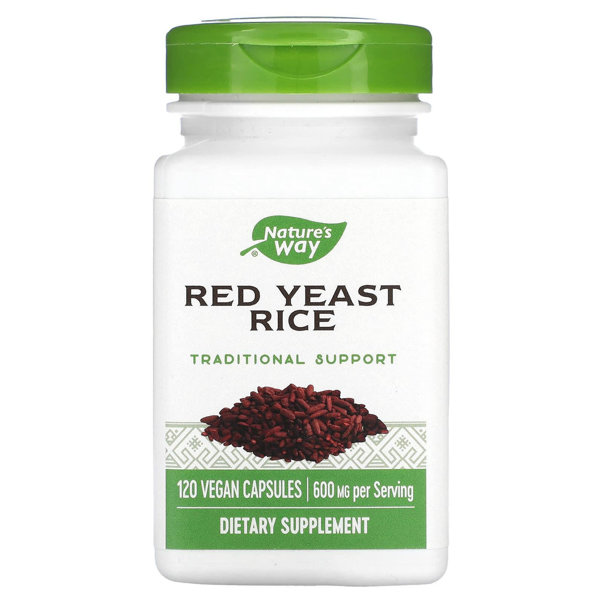 Nature's Way, Red Yeast Rice, 600 mg, 120 Vegan Capsules - Supply Center USA