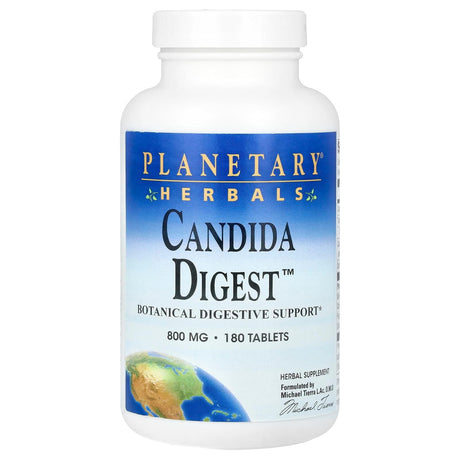 Planetary Herbals, Candida Digest™, 180 Tablets - Supply Center USA