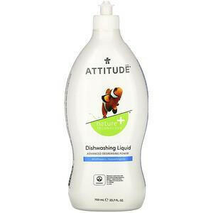 ATTITUDE, Dishwashing Liquid, Wildflowers, 23.7 fl oz (700 ml) - HealthCentralUSA