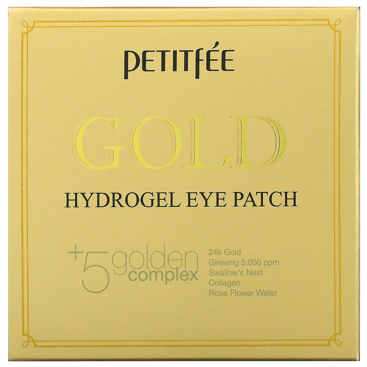 Petitfee, Gold Hydrogel Eye Patch, 60 Patches - Supply Center USA