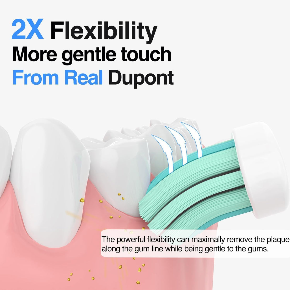 Replacement Toothbrush Heads for Philips Sonicare Replacement Heads C2, Electric Replacement Brush Head Compatible with Phillips Sonicare Toothbrush C2,C1,For Philips Sonic Care Brush,10 Pack
