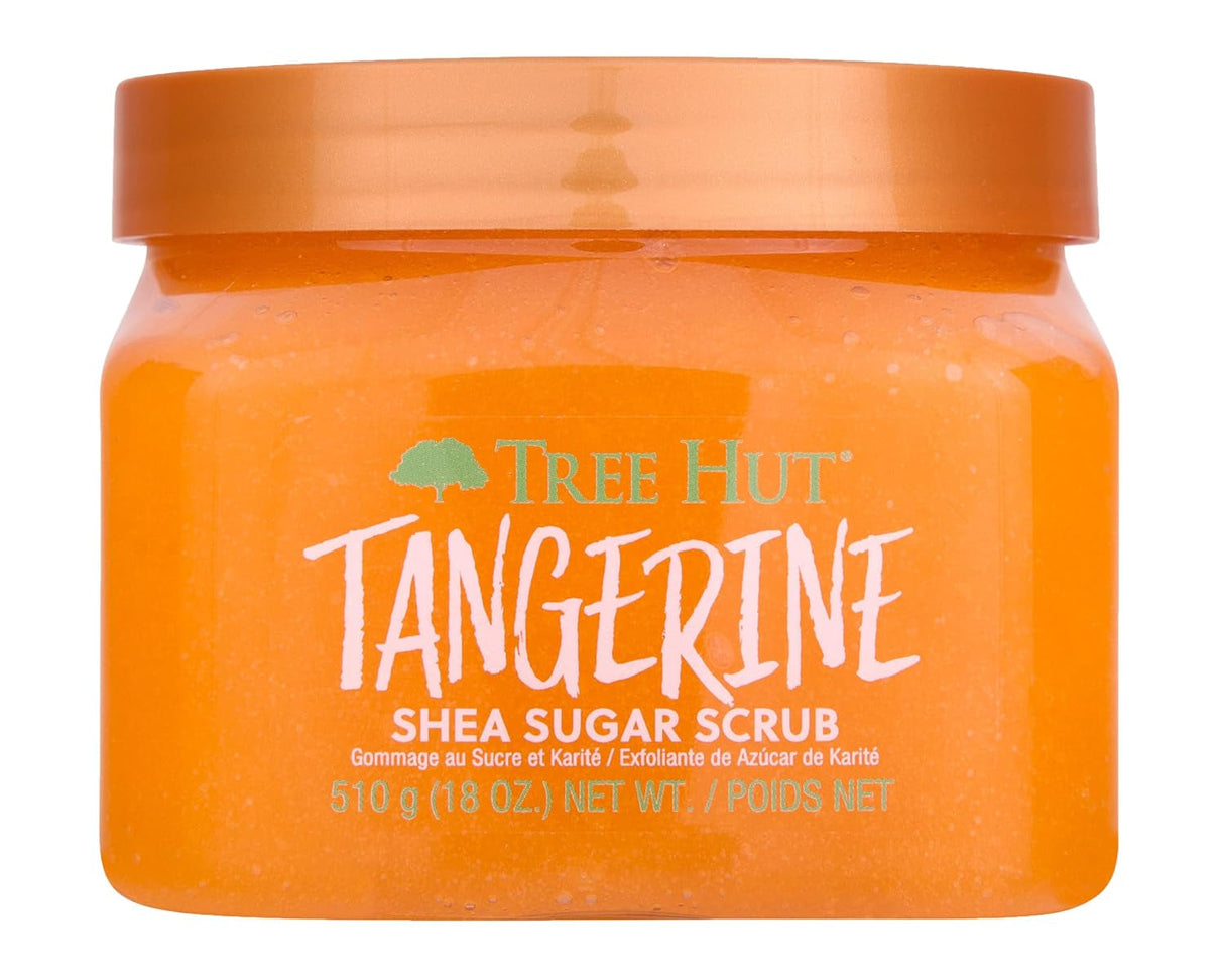 Tree Hut Blue Lagoon Shea Sugar Scrub | Exfoliating Body Scrub Removes Dead, Dry Skin for a Soft & Hydrated Feel | Nourishing Essential Body Care | 18 Fl Oz.