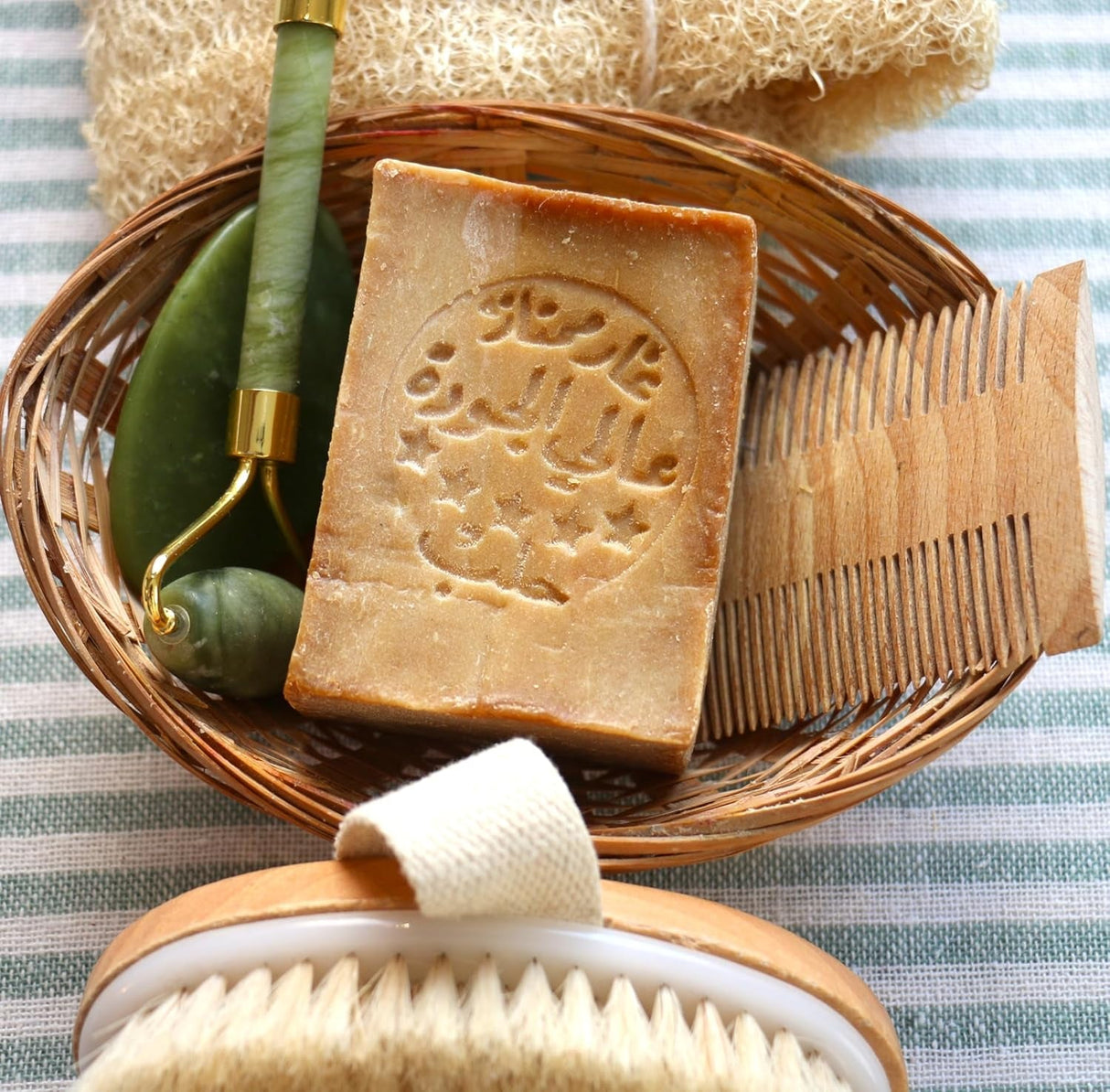 Aleppo Soap - (2 Pack - 7 Oz Each)%20 Laurel Oil,%80 Olive Oil, Traditional Production, Natural - Vegan – Handmade