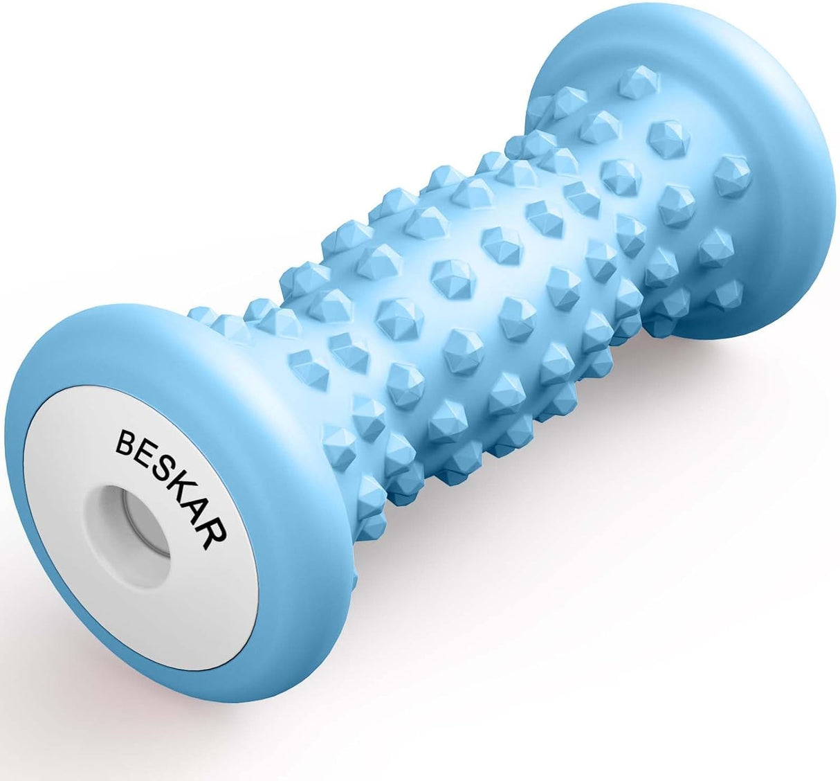 BESKAR Foot Massager Roller for Plantar Fasciitis Relief, Portable, Deep Tissue Muscle Massage, Foot Arch and Heel Pain, Reflexology Tool