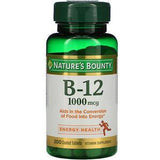 Nature's Bounty, B-12, 1,000 mcg, 200 Coated Tablets - Supply Center USA