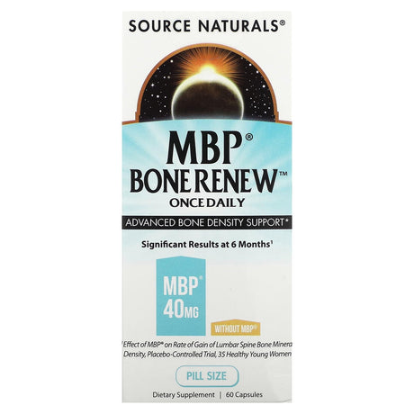 Source Naturals, MBP Bone Renew, 60 Capsules - Supply Center USA