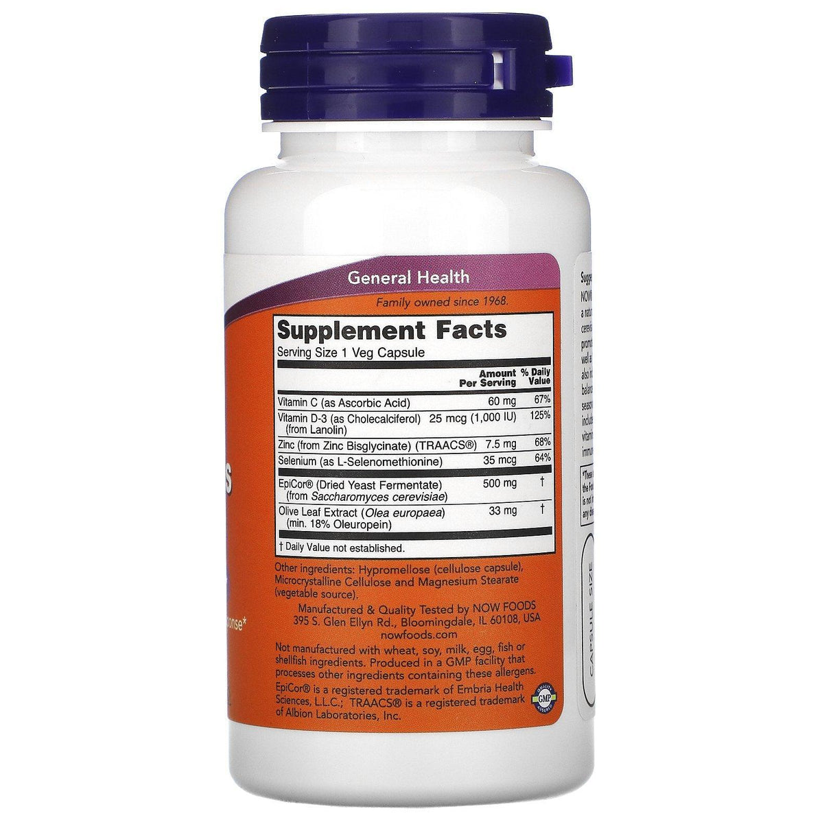 Now Foods, EpiCor Plus Immunity, 60 Veg Capsules - Supply Center USA