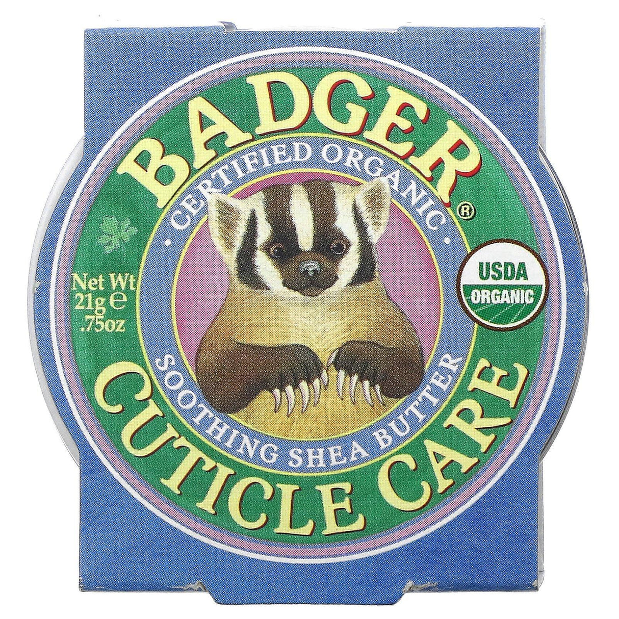 Badger Company, Organic Cuticle Care, Soothing Shea Butter, .75 oz (21 g) - Supply Center USA