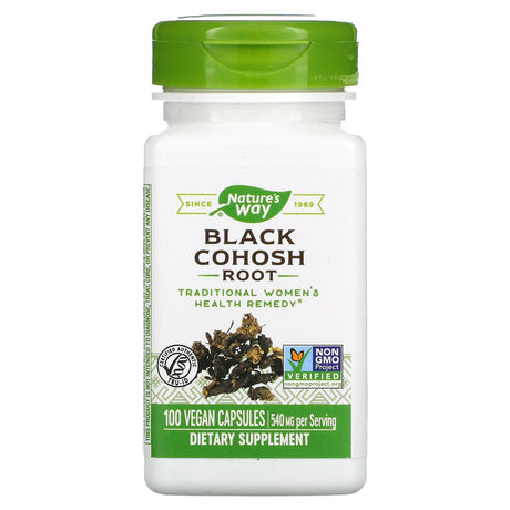 Nature's Way, Black Cohosh Root, 540 mg, 100 Vegan Capsules - Supply Center USA