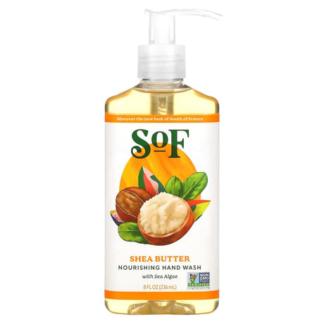 SoF, Nourishing Hand Wash, Shea Butter, 8 fl oz (236 ml) - Supply Center USA