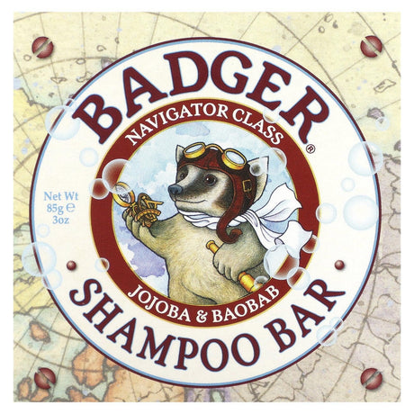 Badger Company, Shampoo Bar, Jojoba & Baobab, 3 oz (85 g) - Supply Center USA