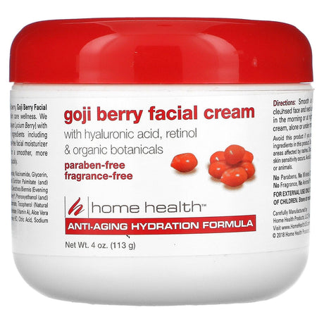 Home Health, Goji Berry Facial Cream, 4 oz (113 g) - Supply Center USA