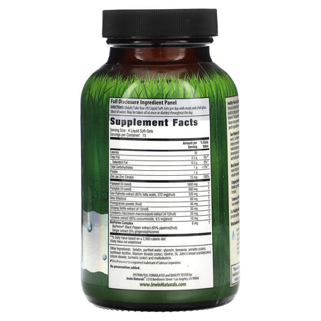 Irwin Naturals, Healthy-Flow Saw Palmetto, 60 Liquid Soft-Gels - Supply Center USA