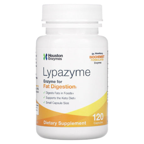 Houston Enzymes, Lypazyme, 120 Capsules - Supply Center USA