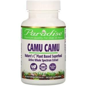 Paradise Herbs, Camu Camu, 60 Vegetarian Capsules - Supply Center USA