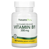 NaturesPlus, Vitamin B1, 300 mg, 90 Tablets - Supply Center USA