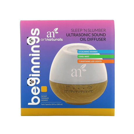 Artnaturals, Beginnings, Sleep 'N Slumber Ultrasonic Sound Oil Diffuser, 1 Diffuser - Supply Center USA