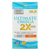 Nordic Naturals, Ultimate Omega 2X Mini with Vitamin D3, Lemon, 60 Mini Soft Gels - Supply Center USA