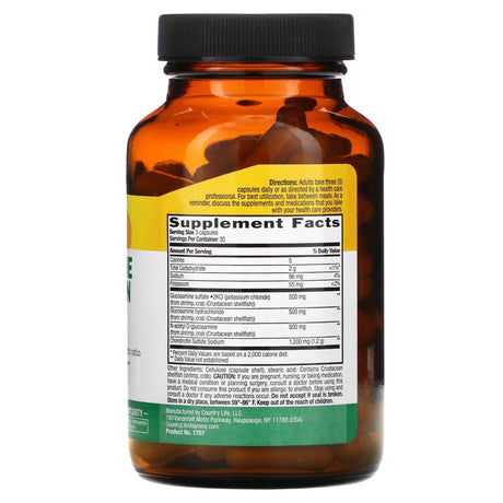 Country Life, Glucosamine Chondroitin Formula, 90 Capsules - Supply Center USA