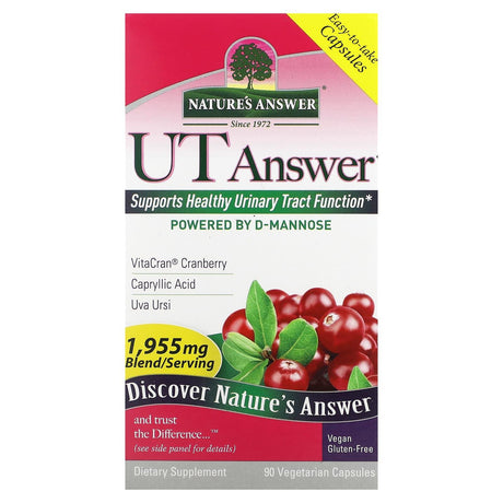 Nature's Answer, UT Answer, 651.66 mg, 90 Vegetarian Capsules - Supply Center USA