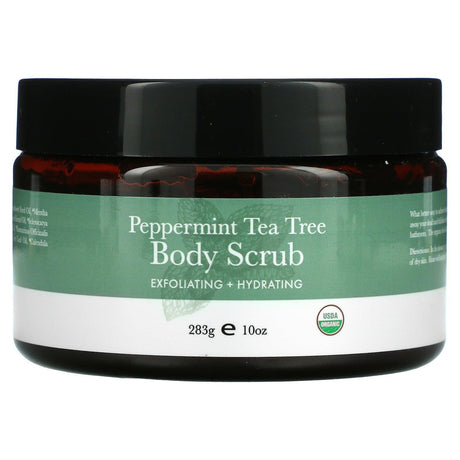 Beauty By Earth, Body Scrub, Peppermint Tea Tree, 10 oz (283 g) - Supply Center USA