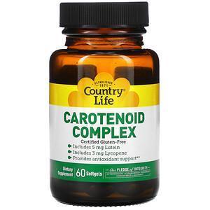 Country Life, Carotenoid Complex, 60 Softgels - Supply Center USA