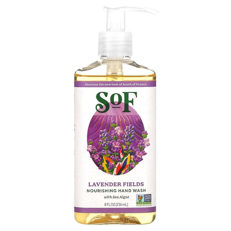 SoF, Hand Wash, Lemon Verbena, 8 fl oz (236 ml) - Supply Center USA