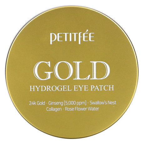 Petitfee, Gold Hydrogel Eye Patch, 60 Patches - Supply Center USA