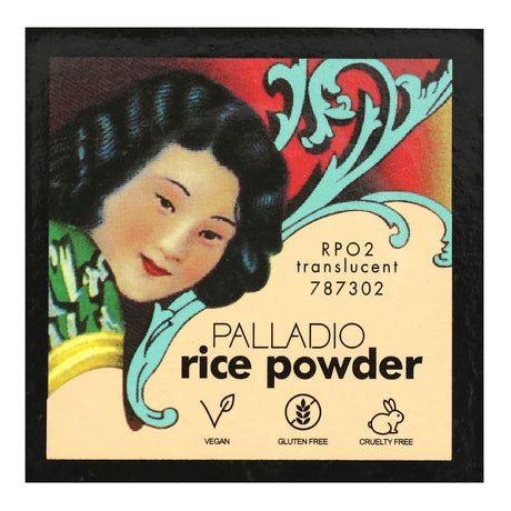 Palladio, Rice Powder, Translucent RPO2, 0.60 oz (17 g) - Supply Center USA