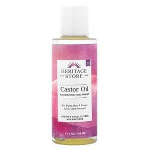 Heritage Store, Castor Oil, 4 fl oz (118 ml) - Supply Center USA