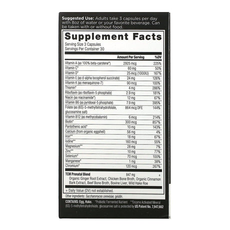 Dr. Axe / Ancient Nutrition, Ancient Multi, Prenatal, 90 Capsules - Supply Center USA