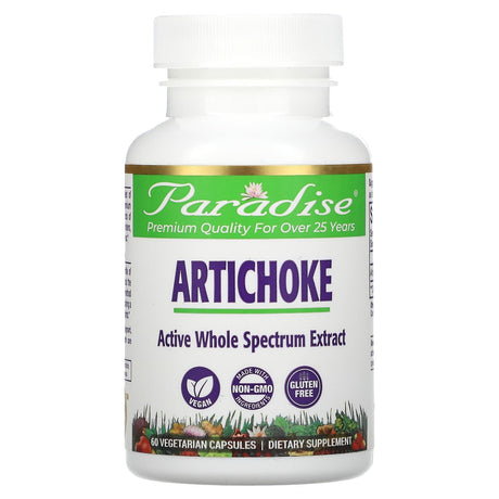 Paradise Herbs, Artichoke, 60 Vegetarian Capsules - Supply Center USA