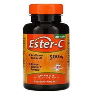 American Health, Ester-C, 500 mg, 120 Capsules - Supply Center USA