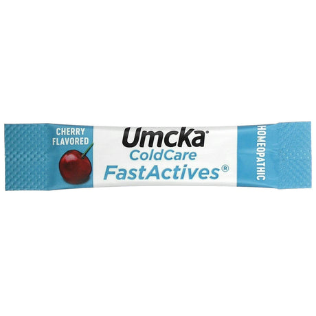 Nature's Way, Umcka, ColdCare Kids, FastActives, For Ages 6 and Up, Cherry, 10 Powder Packets - Supply Center USA