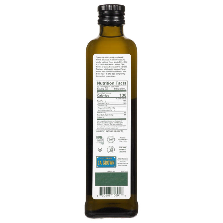 California Olive Ranch, 100% California, Extra Virgin Olive Oil, Arbosana, 16.9 fl oz (500 ml) - HealthCentralUSA