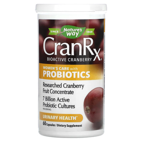 Nature's Way, CranRx, Women's Care with Probiotics, 60 Capsules - Supply Center USA