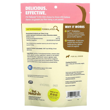 Pet Naturals, Daily Probiotic, For Dogs , 160 Chews, 8.46 oz (240 g) - Supply Center USA